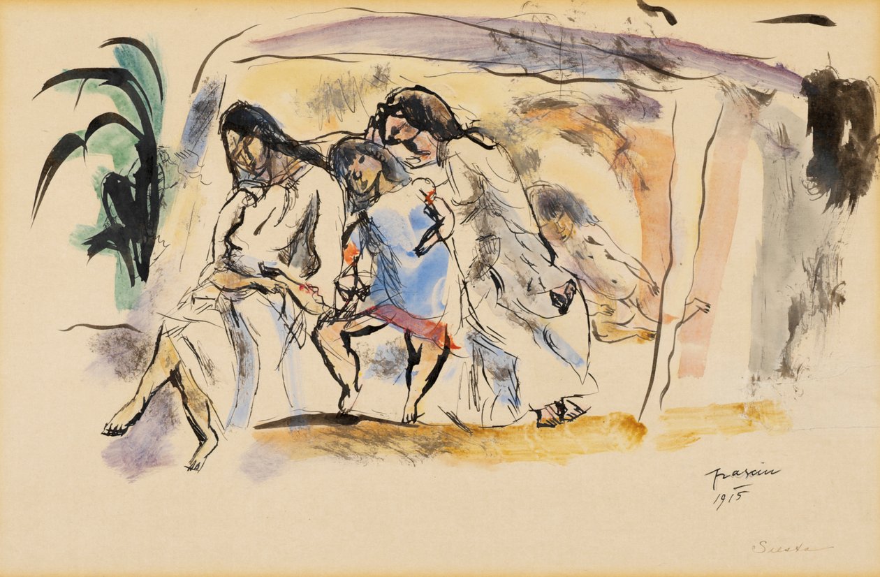 Siesta, 1915 de Jules Pascin