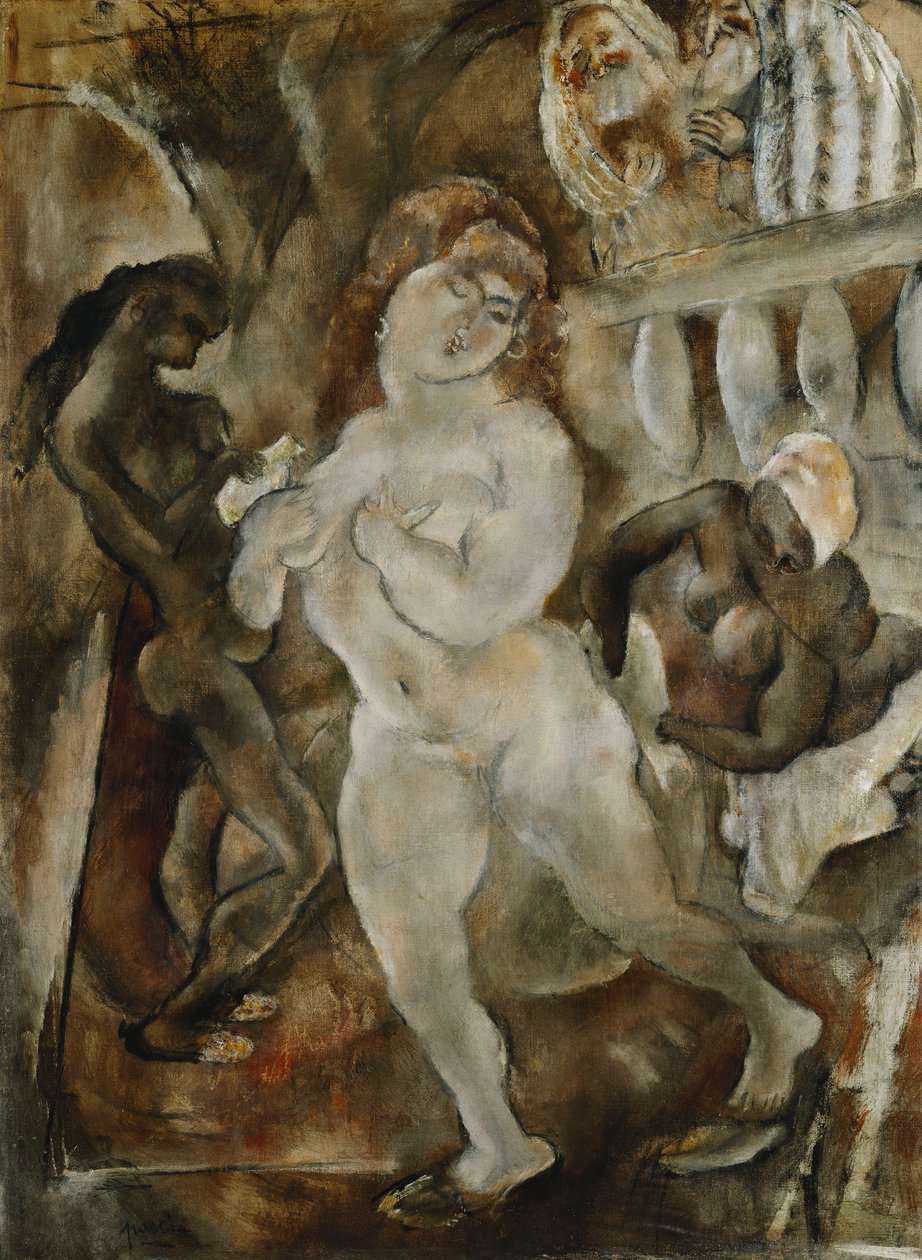 Susana y los ancianos de Jules Pascin