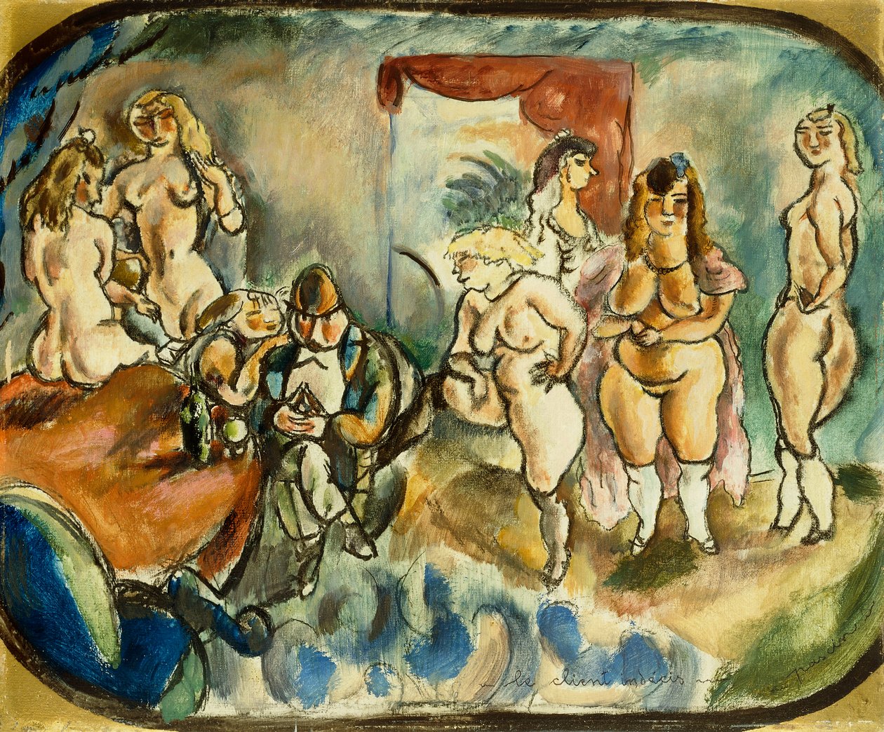 El cliente indeciso de Jules Pascin