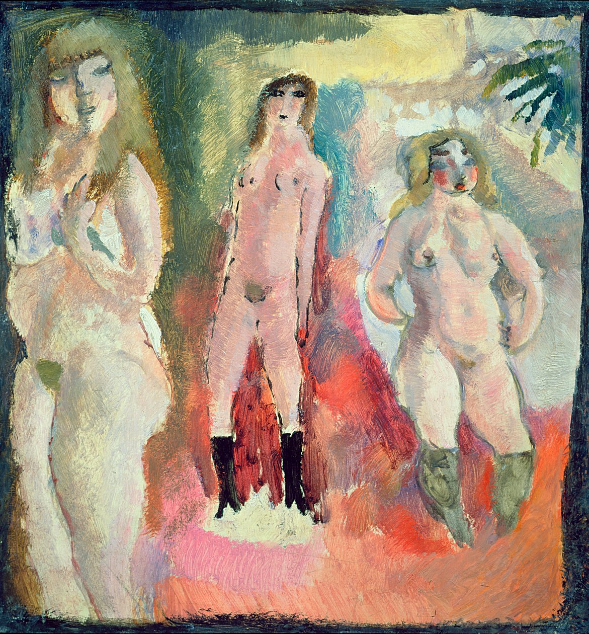 Tres mujeres desnudas, 1909 de Jules Pascin