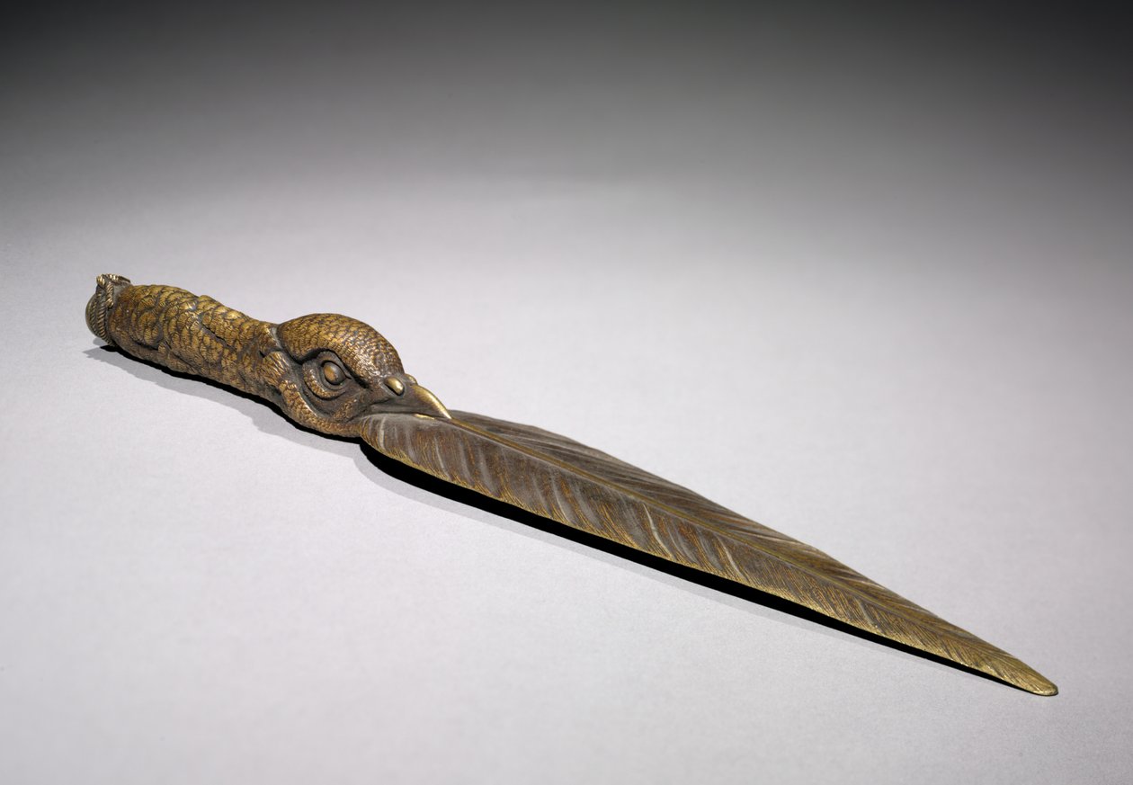 Cuchillo de papel, años 1800 de Jules Pierre Moigniez