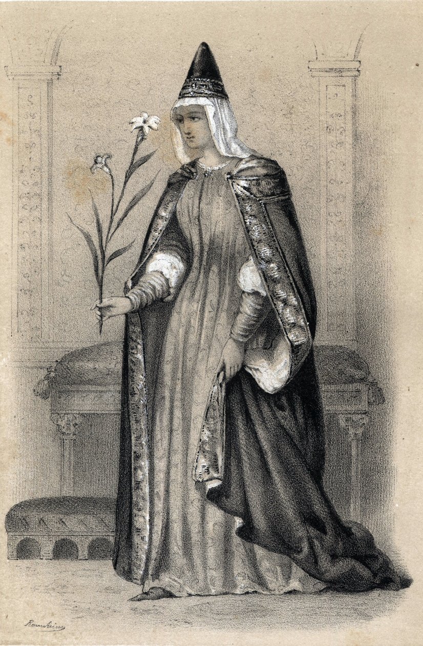 Retrato de la condesa Matilde de Toscana, conocida como Canossa de Jules and Raunheim Hermann David