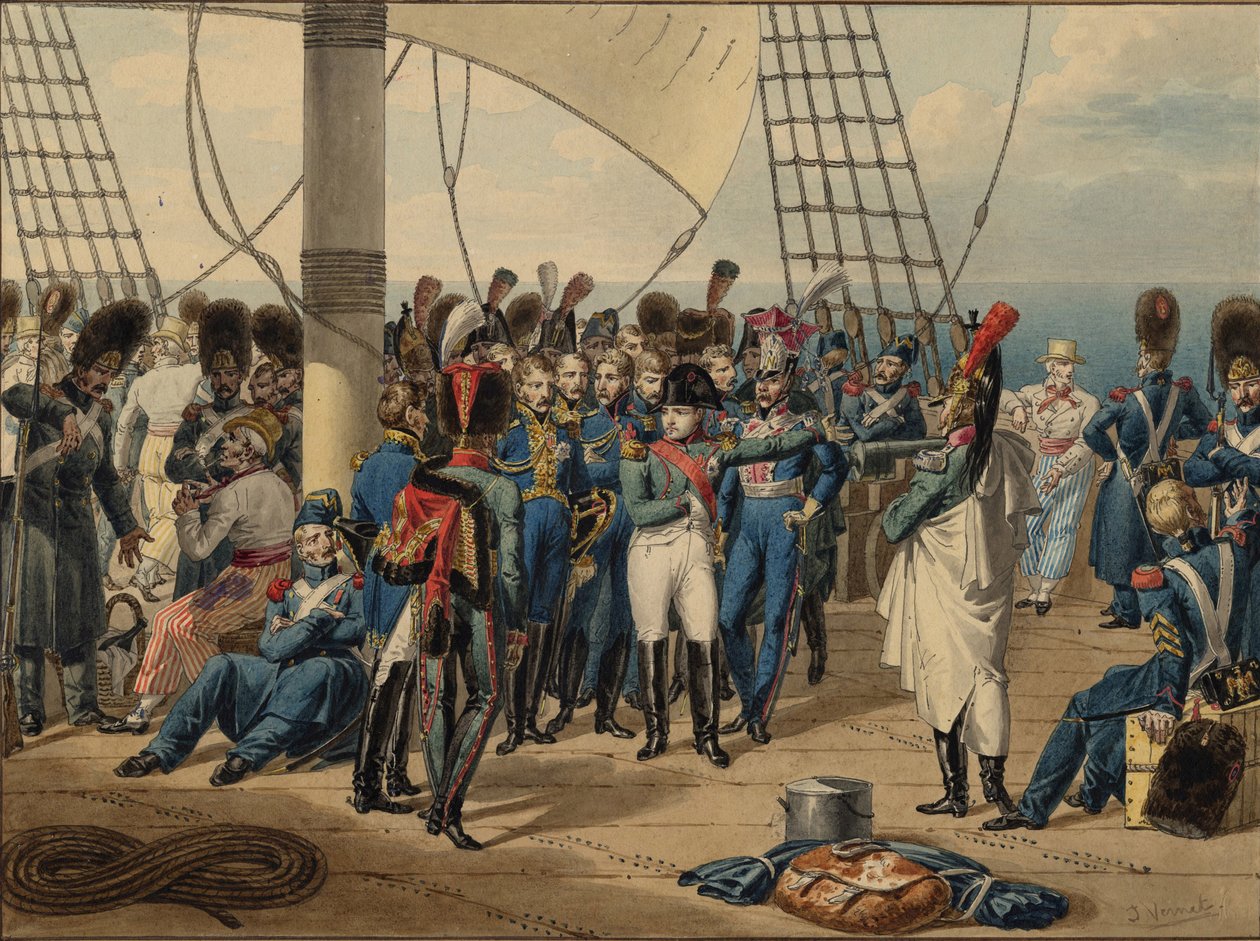 Napoleón regresando de la Isla de Elba, 1815 de Jules Vernet