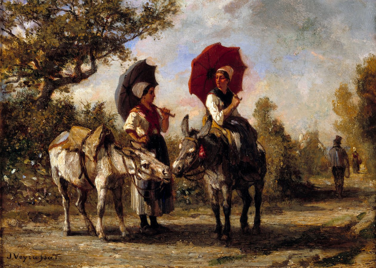 La promenade en burro de Jules Veyrassat