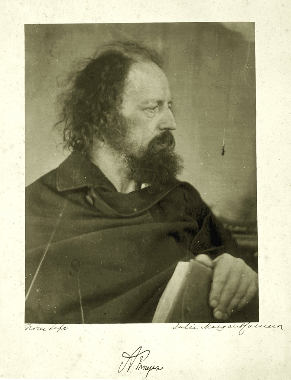 Alfred Tennyson, el Monje Sucio, 1865 de Julia Margaret Cameron