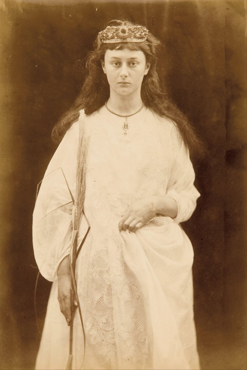 Santa Inés (Alice Liddell) de Julia Margaret Cameron