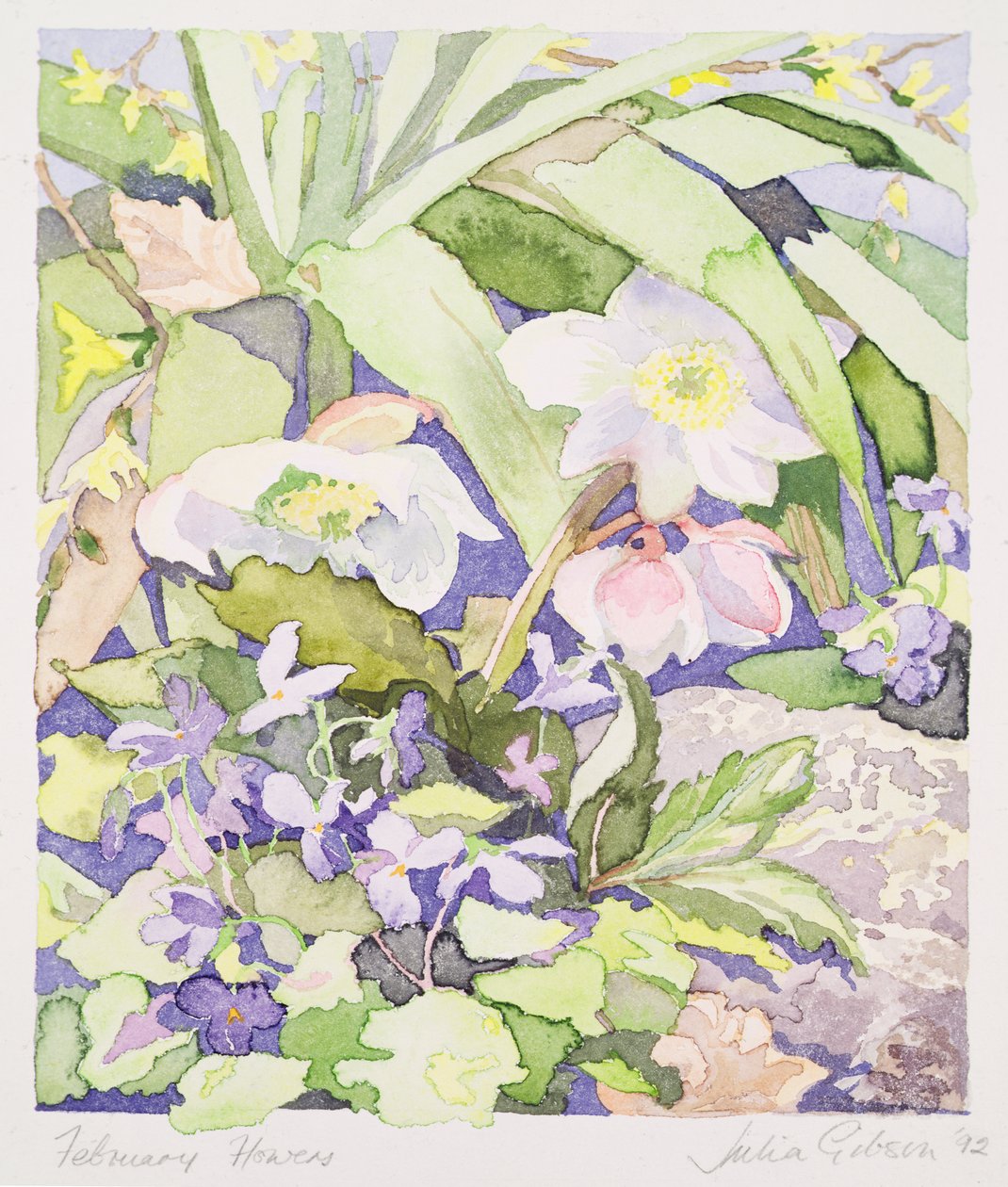 Flores de febrero de Julia Gibson