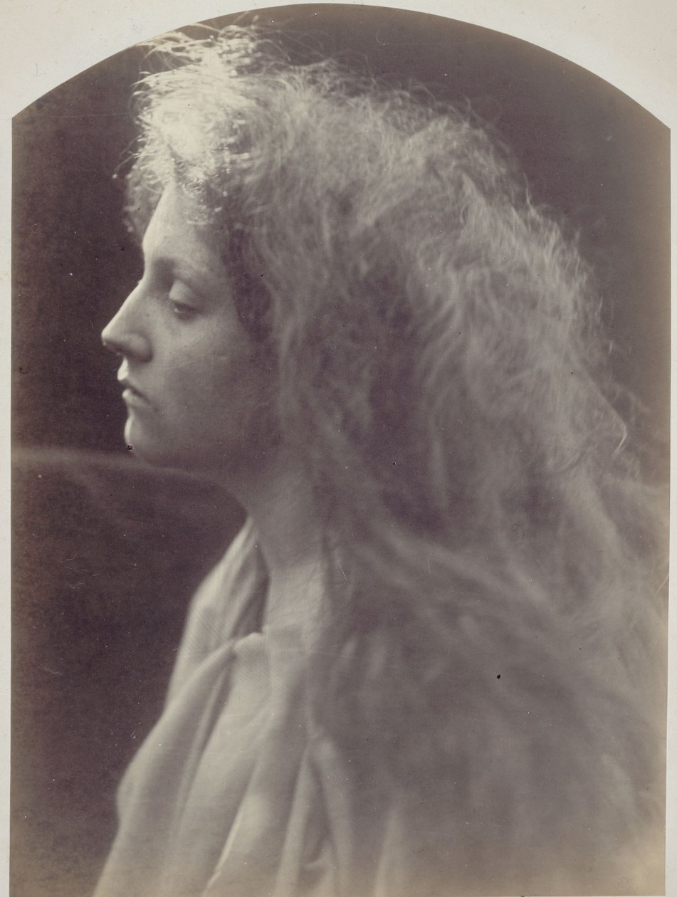 «El ángel en la tumba» - Mary Ann Hillier de Julia Margaret Cameron