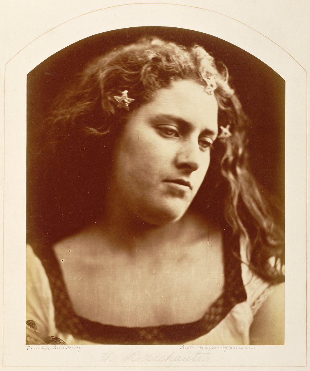 [Una bacante] de Julia Margaret Cameron