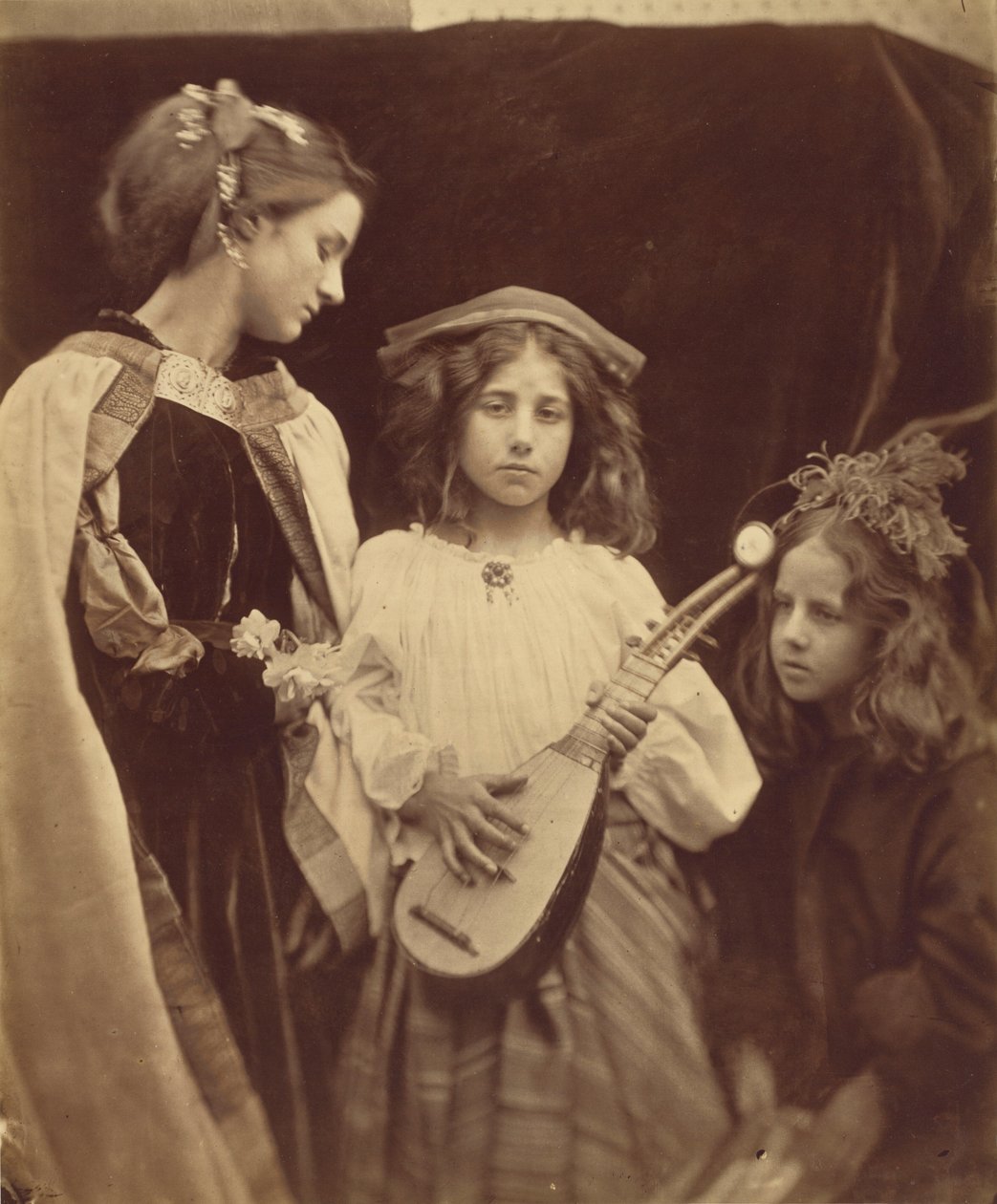 Un grupo de juglares,1867 (foto) de Julia Margaret Cameron