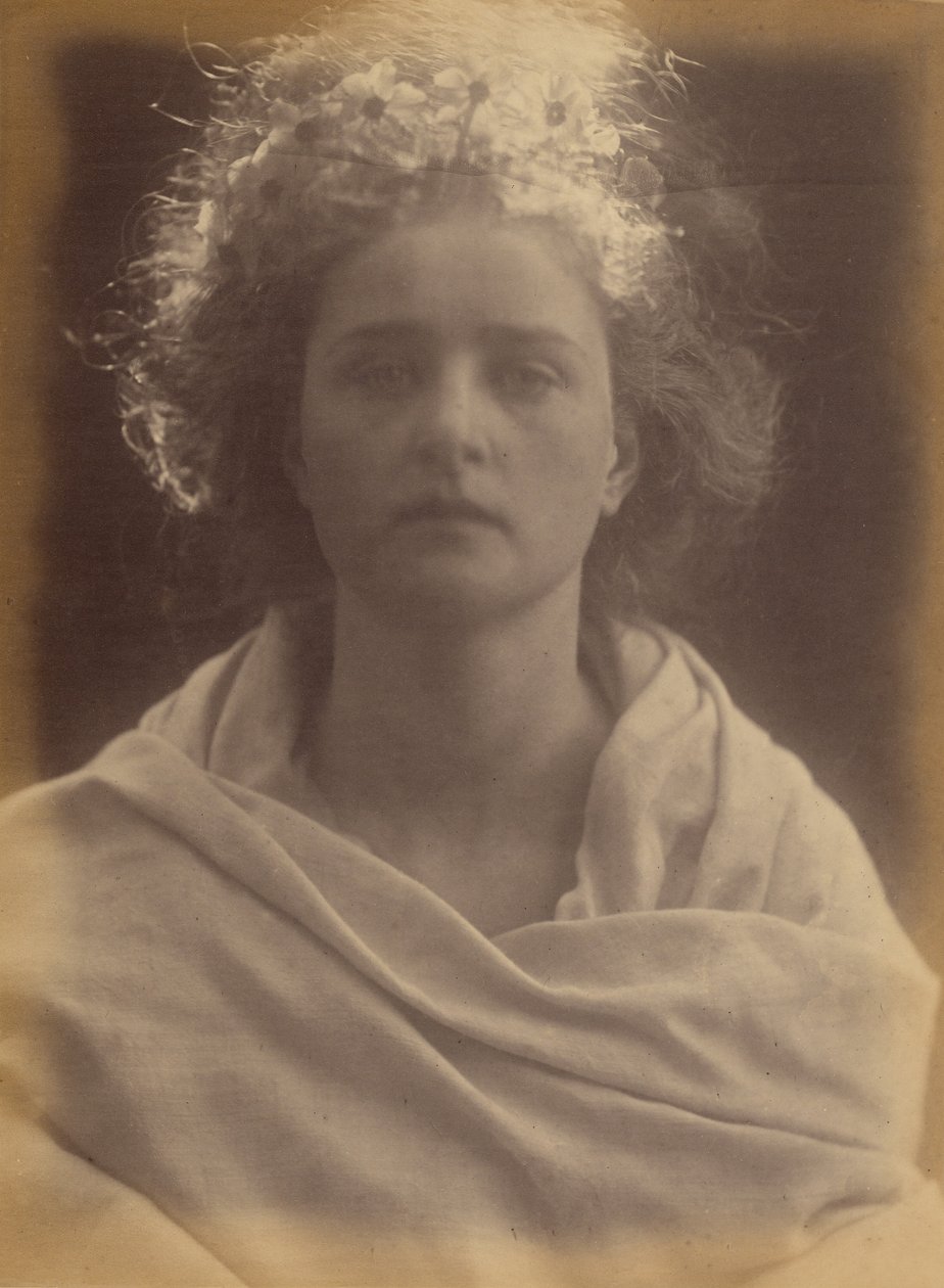 Aurora, diosa de la mañana, estudio de Emily Peacock de Julia Margaret Cameron