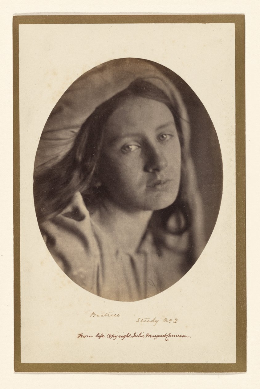 Beatriz, estudio n.º 2 de Julia Margaret Cameron