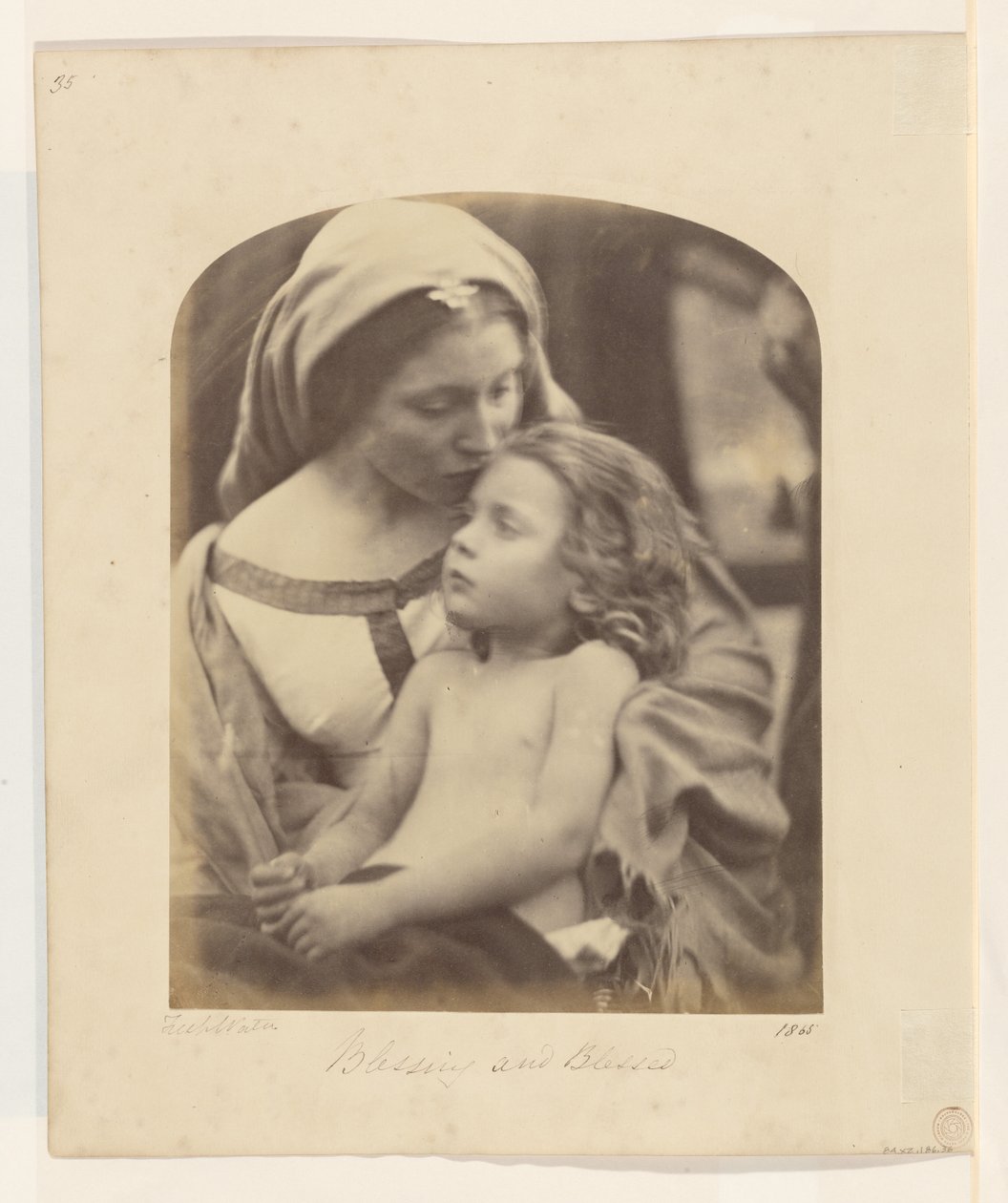 Bendición y bendito de Julia Margaret Cameron