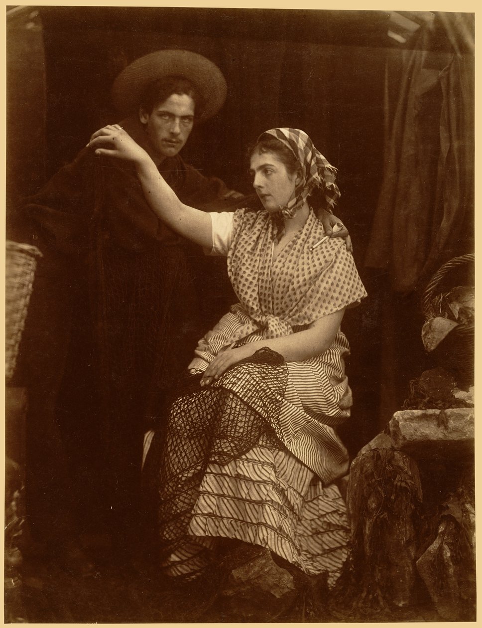 «No te vayas todavía»: La despedida del pescador de Julia Margaret Cameron