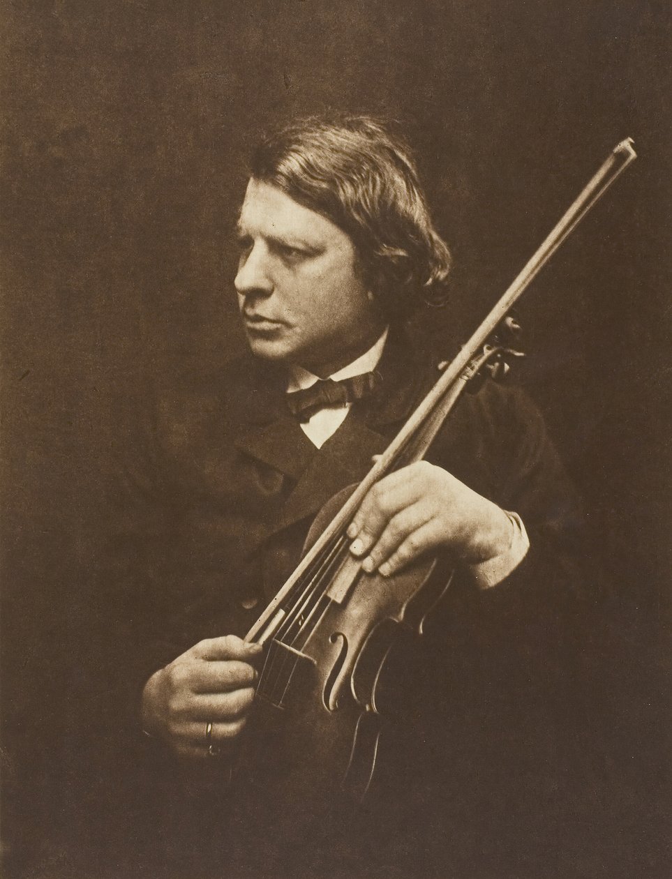 Herr Joseph Joachim, 1868, impreso en 1875 de Julia Margaret Cameron