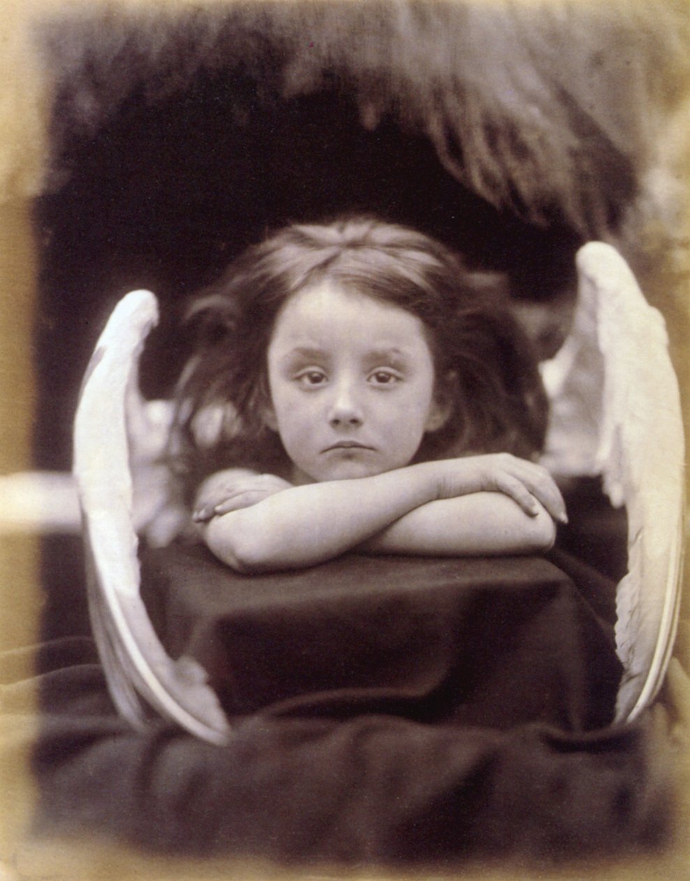 Espero (Rachel Gurney como un Ángel) de Julia Margaret Cameron