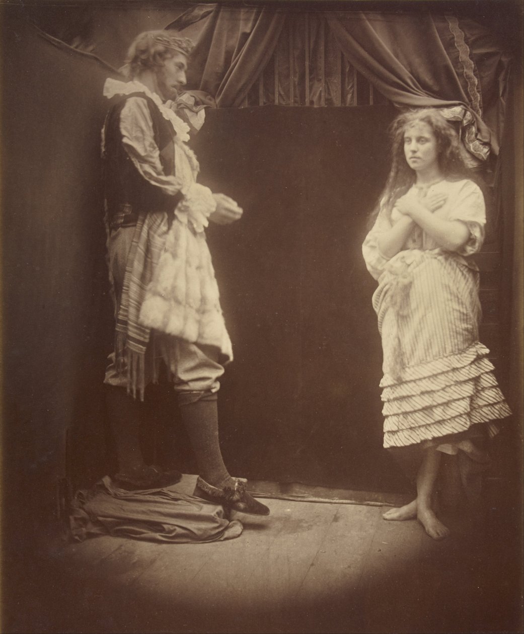 El rey Cophetua y la doncella mendiga de Julia Margaret Cameron