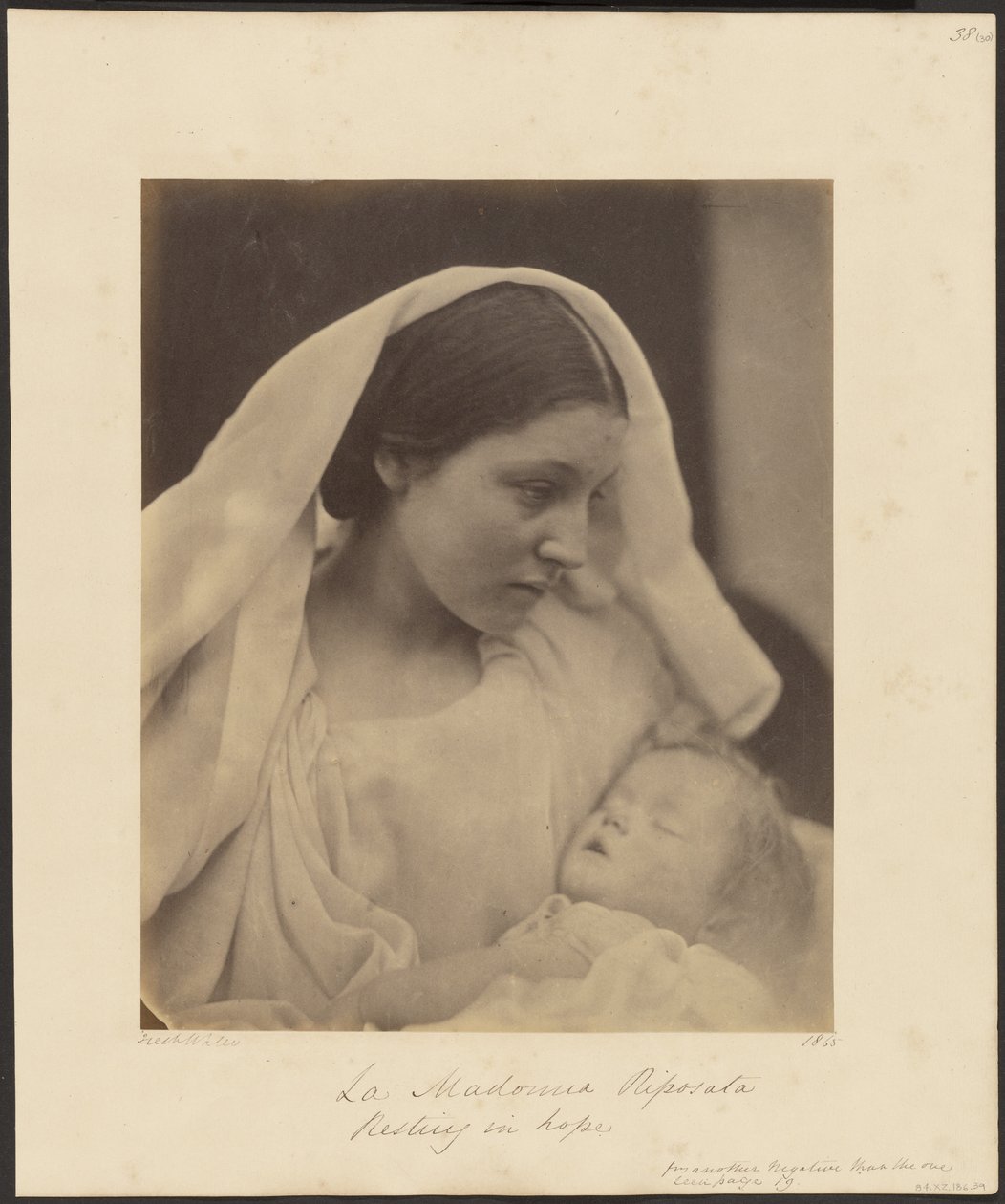 La Madonna en reposo de Julia Margaret Cameron