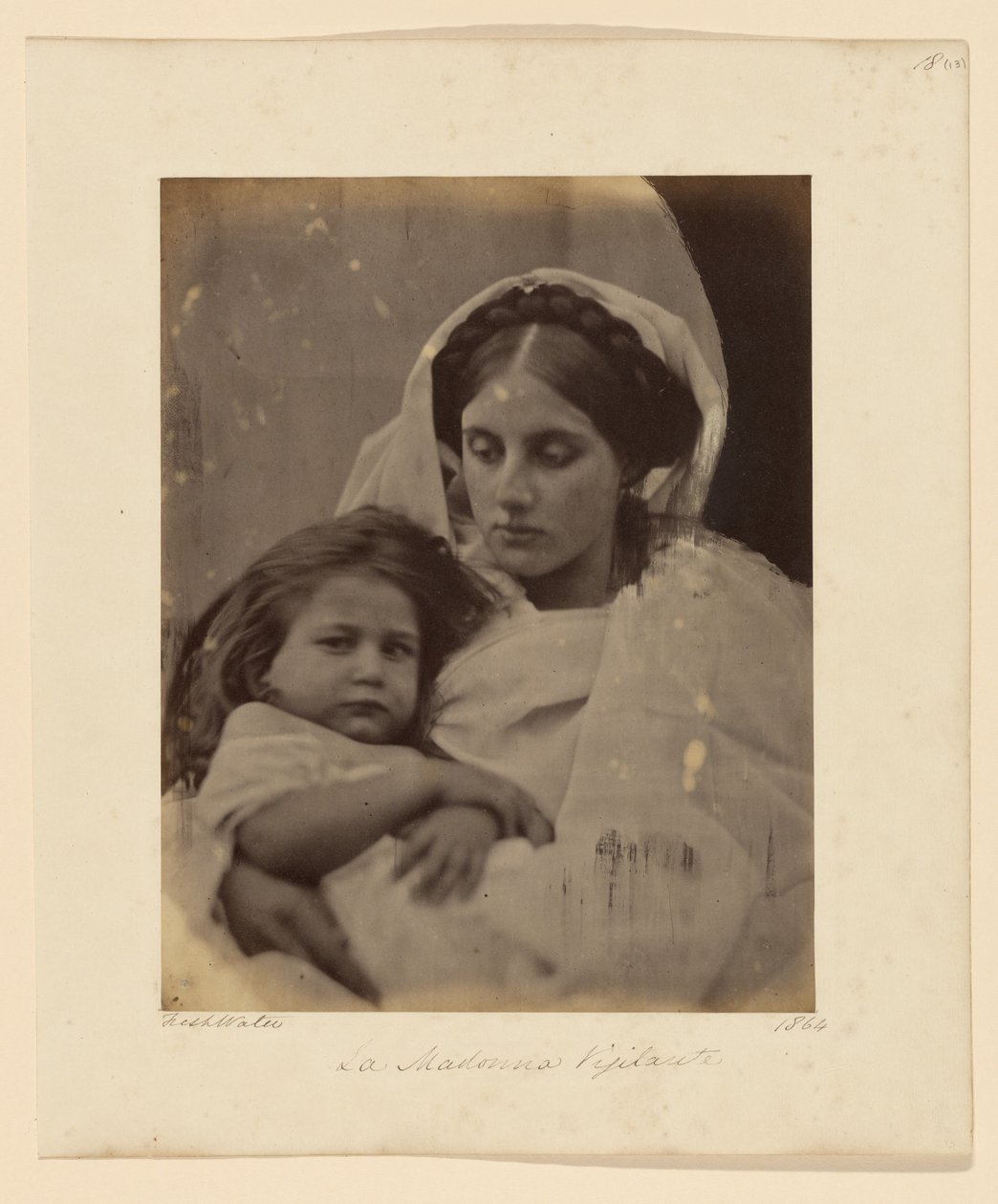 La Madonna Vigilante de Julia Margaret Cameron