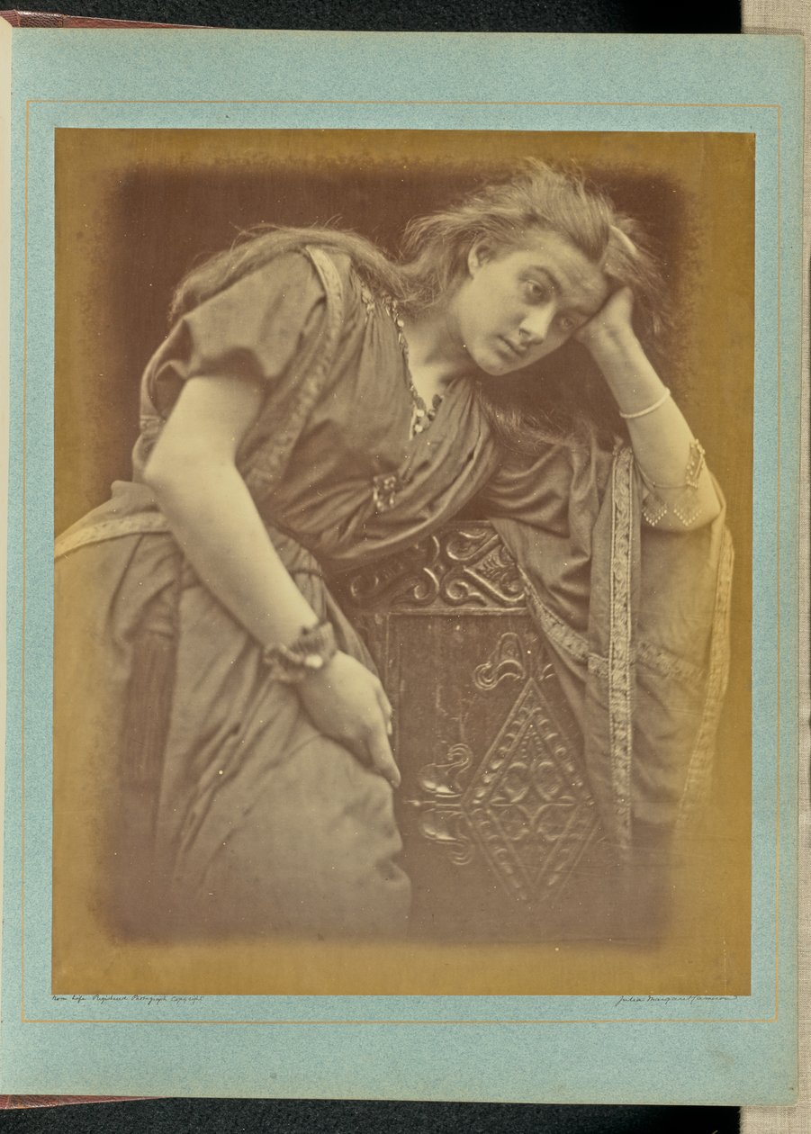 "Mariana - Ella dijo que soy aweary aweary me gustaría estar muerto " de Julia Margaret Cameron