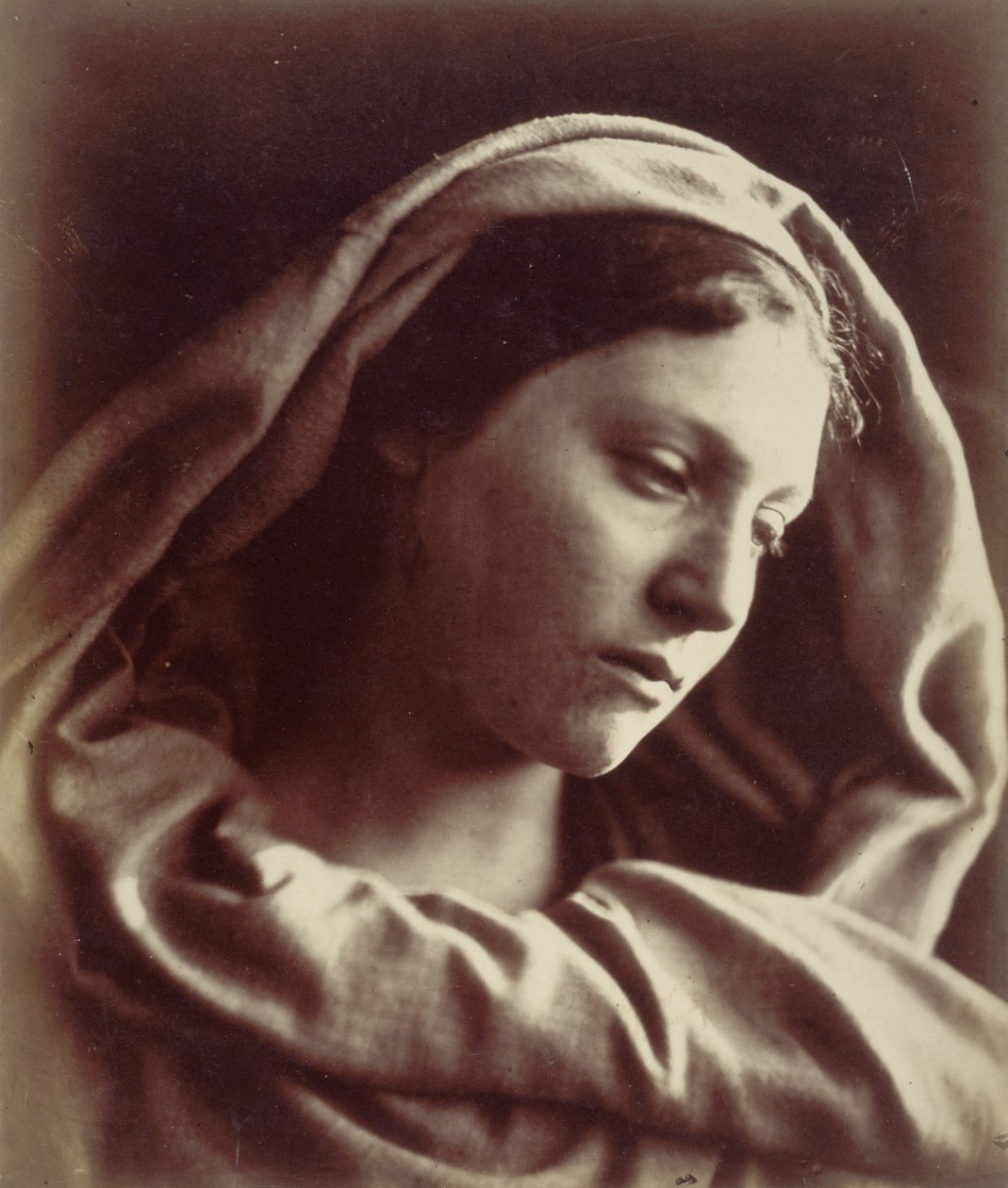 «María, la Madre» Mary Ann Hillier de Julia Margaret Cameron