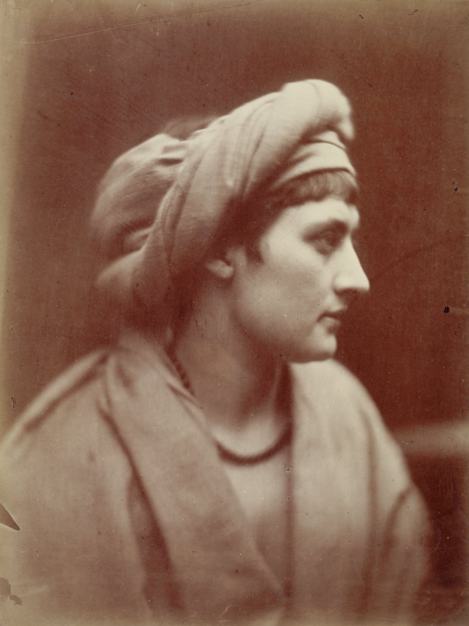 Retrato de mujer con turbante de Julia Margaret Cameron