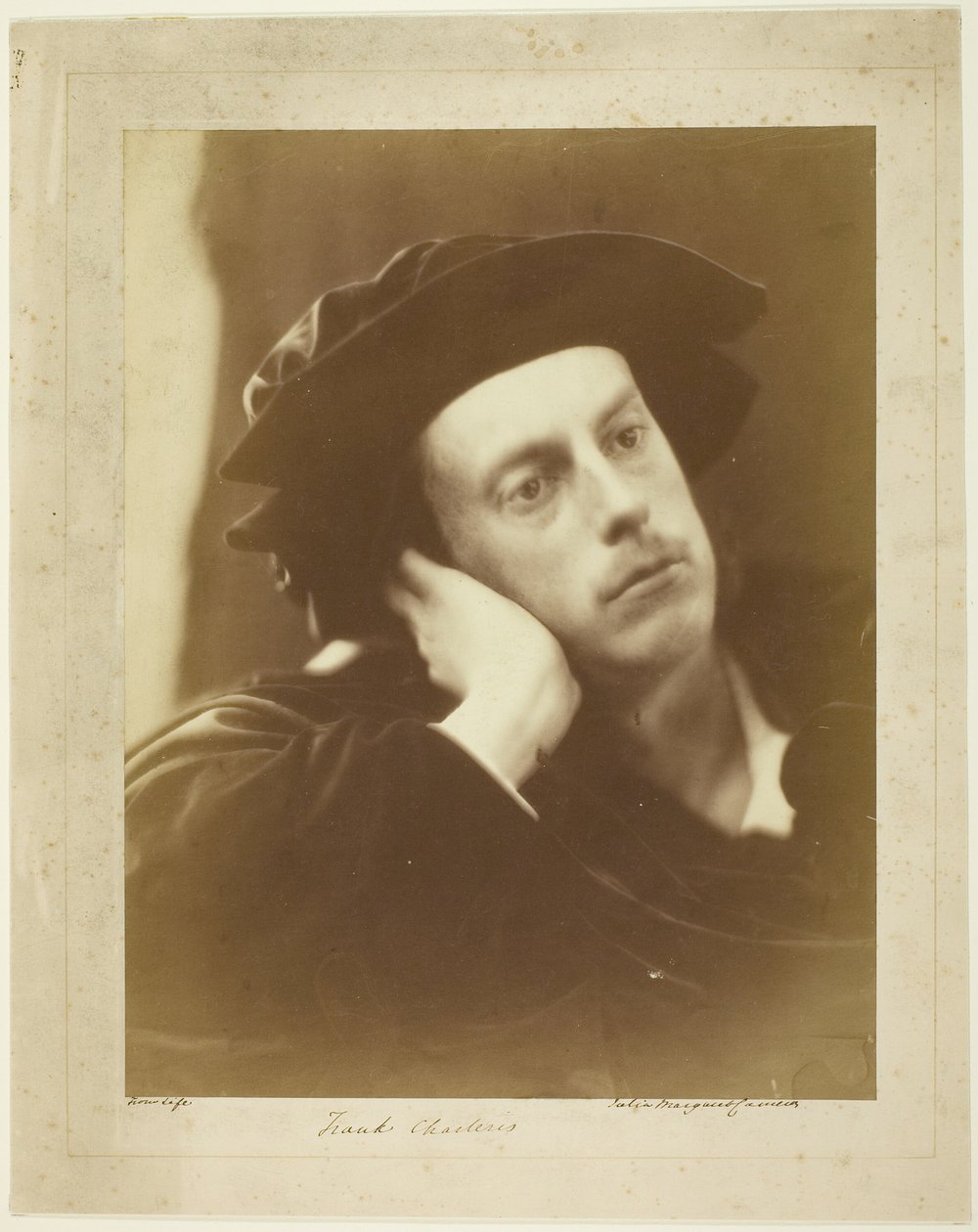 Retrato del Hon. Frank Charteris de Julia Margaret Cameron