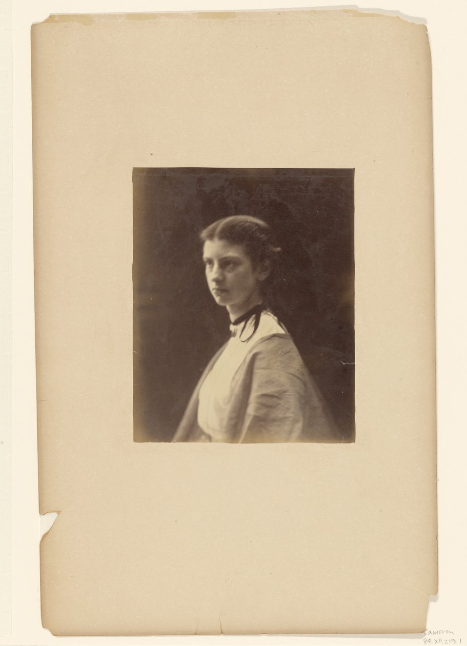 [Retrato de una joven] de Julia Margaret Cameron