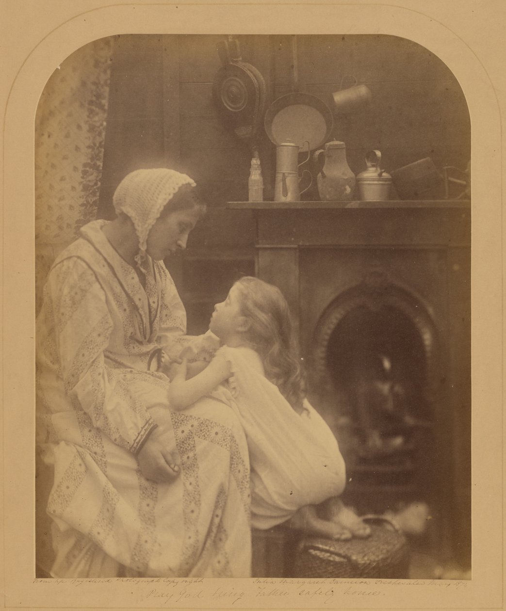 Ruega a Dios que traiga a padre sano y salvo a casa de Julia Margaret Cameron