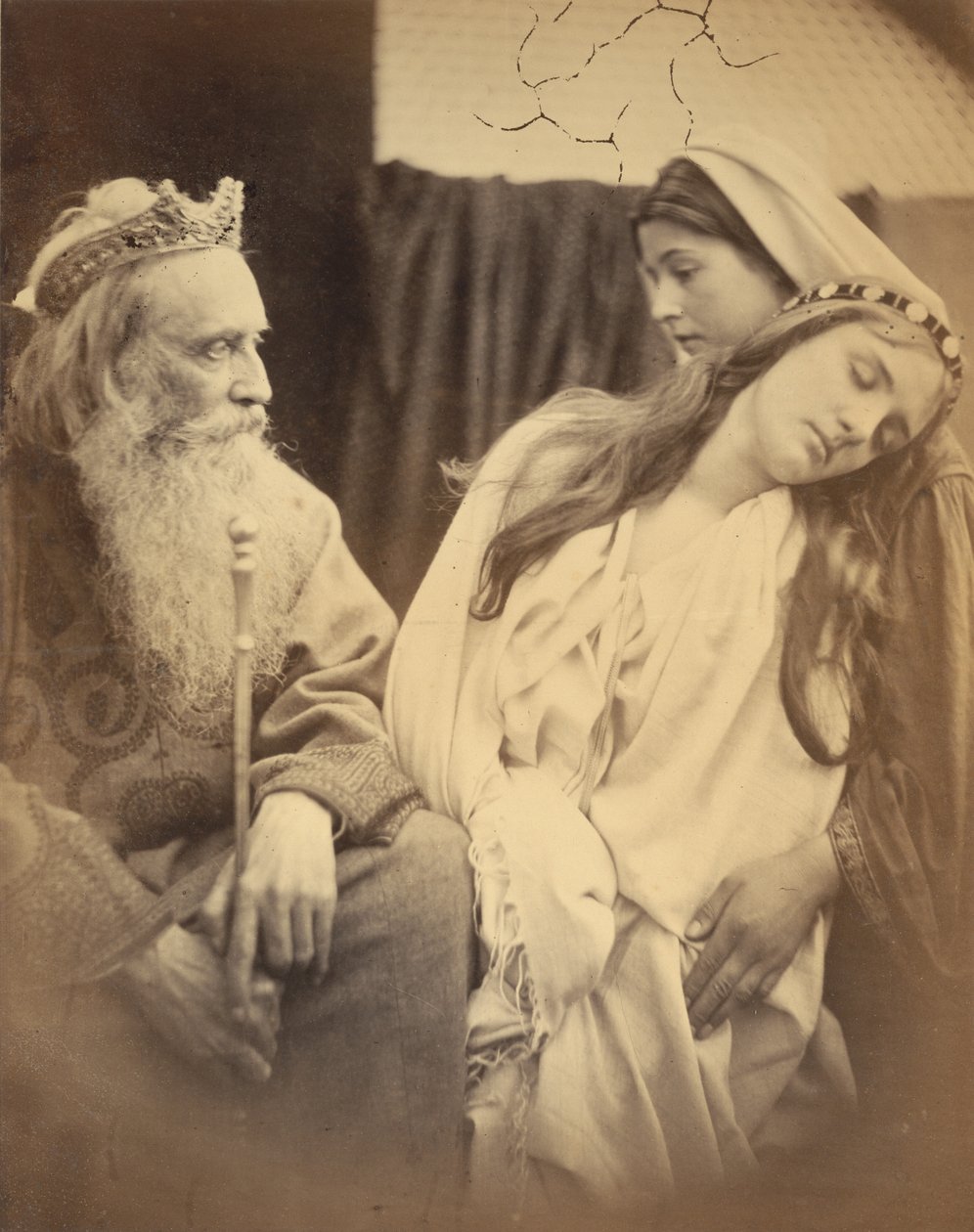 La reina Ester ante el rey Asuero de Julia Margaret Cameron