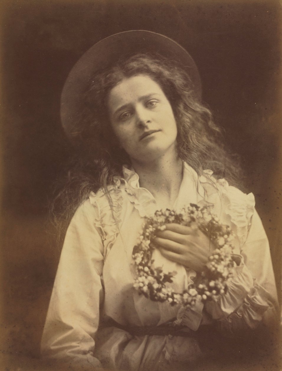 Reina de mayo, 1875 de Julia Margaret Cameron