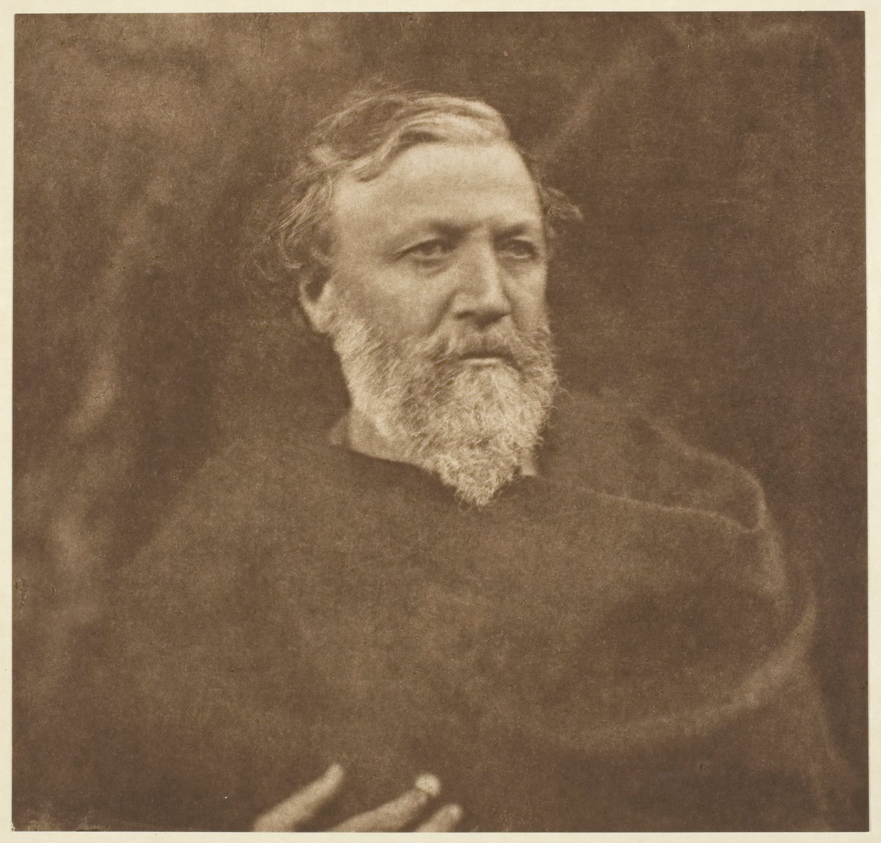 Robert Browning, 1865, impreso 1875 de Julia Margaret Cameron