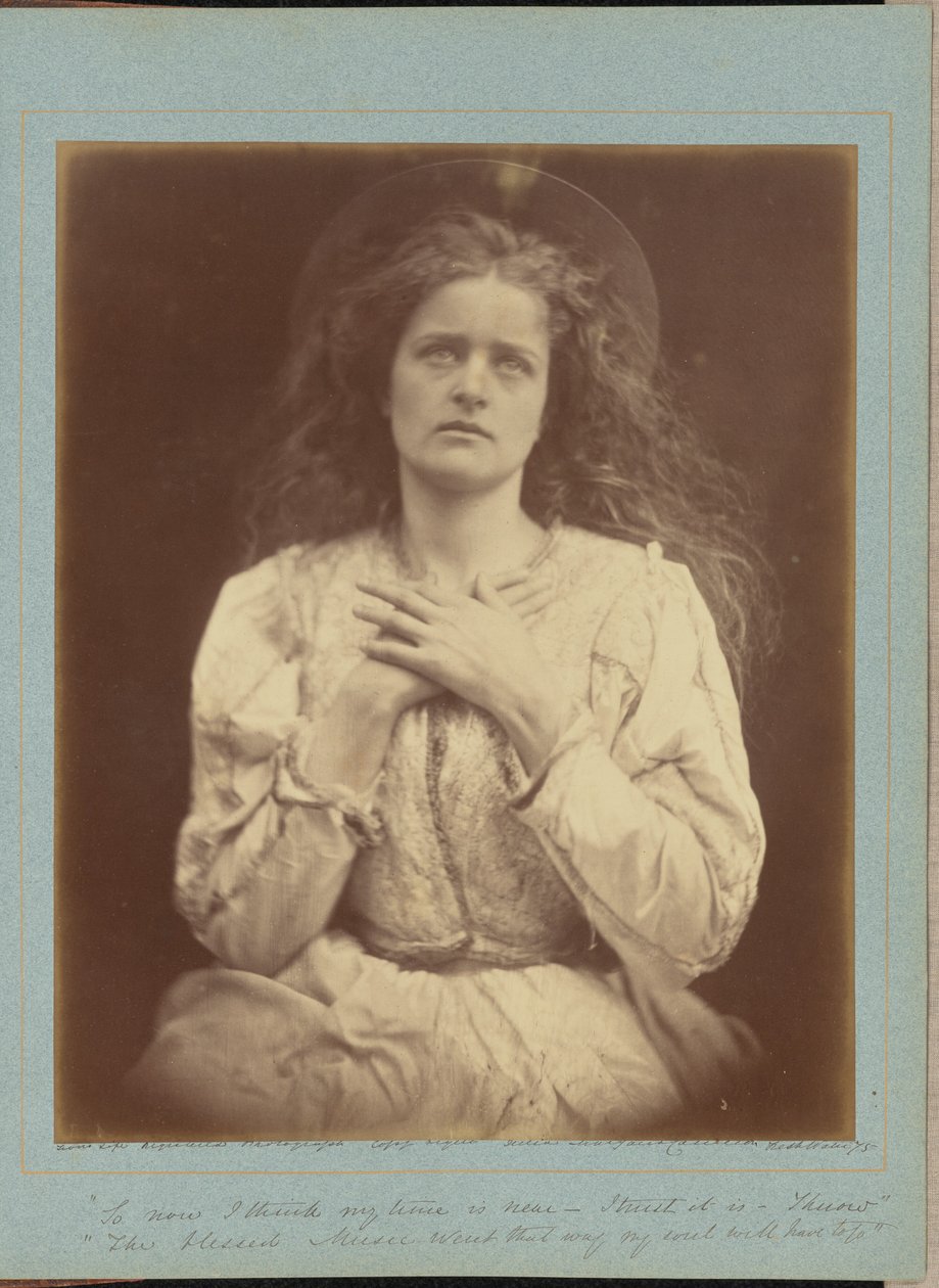 «Así que ahora creo que mi hora se acerca —confío en que así sea—; sé que, si la bendita Música se fue por ahí, mi alma tendrá que ir también». de Julia Margaret Cameron