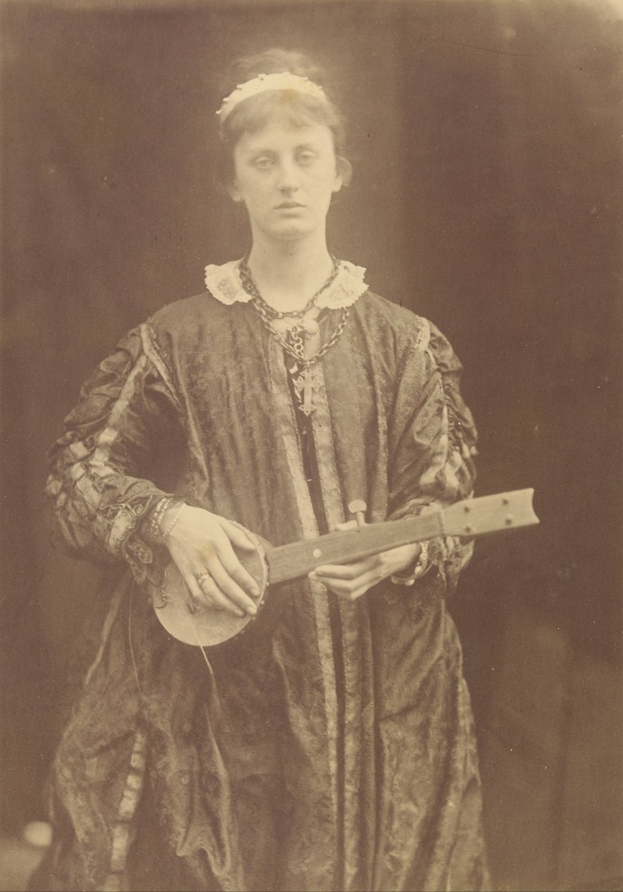 Lágrimas de la profundidad de alguna desesperación divina se elevan en el corazón y se reúnen en los ojos de Julia Margaret Cameron