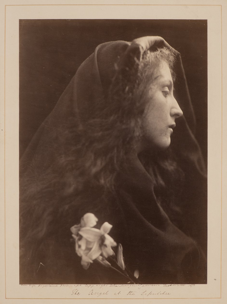 El ángel del sepulcro de Julia Margaret Cameron