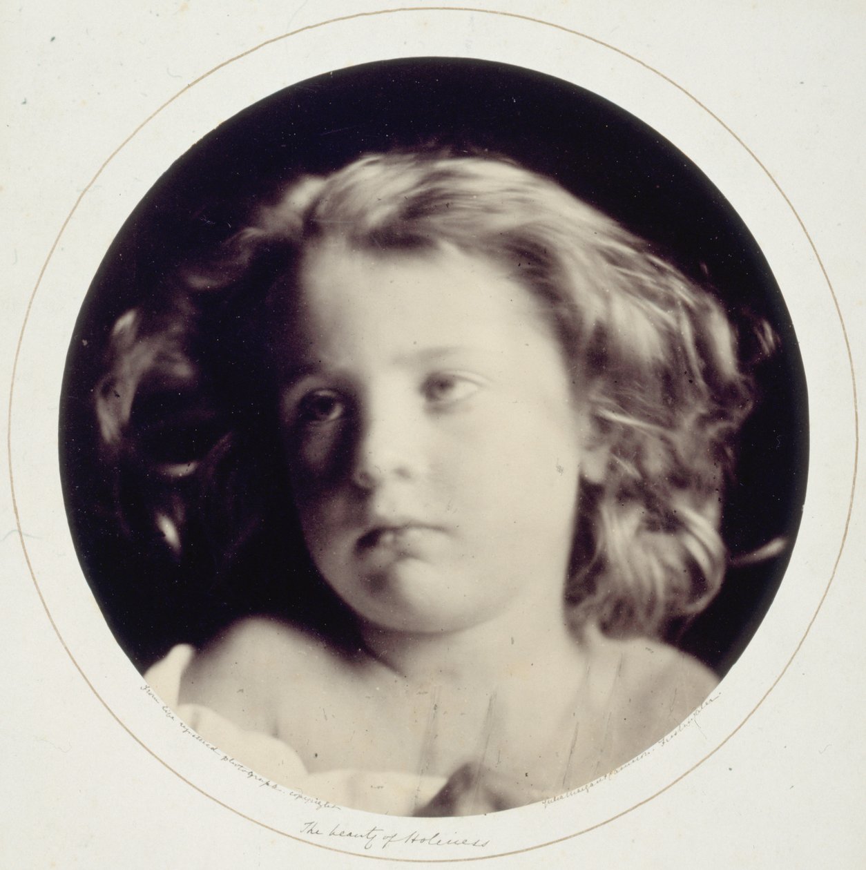«La belleza de la santidad» Freddy Gould de Julia Margaret Cameron