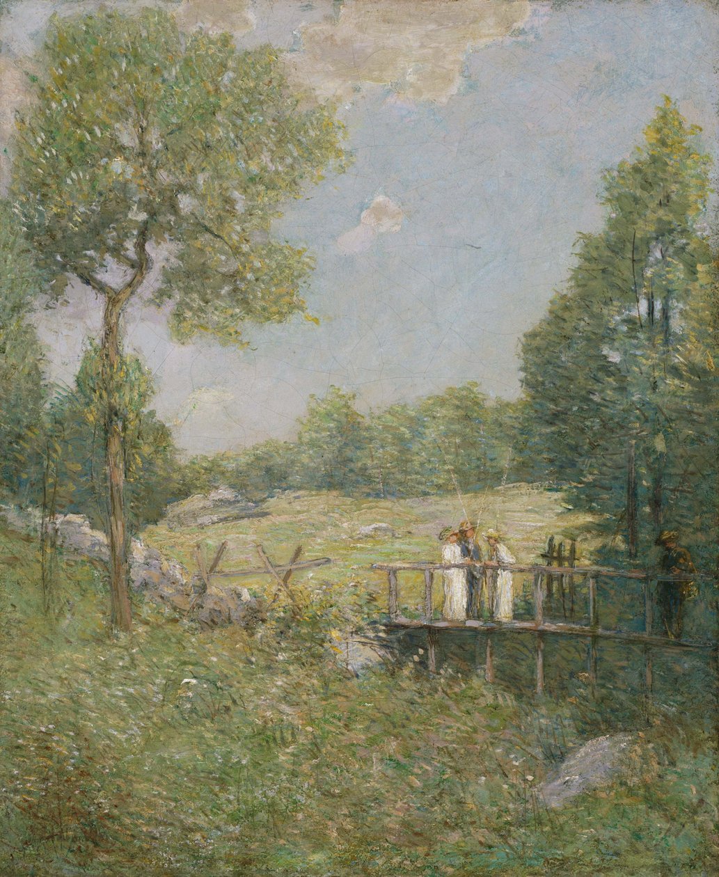 La fiesta de pesca de Julian Alden Weir