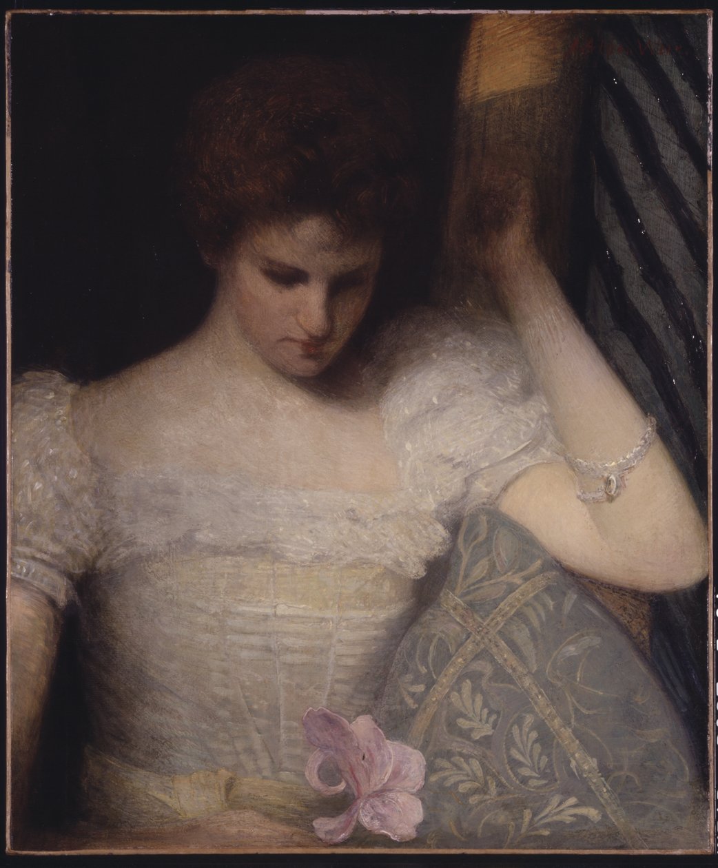 La orquídea, c.1891 de Julian Alden Weir