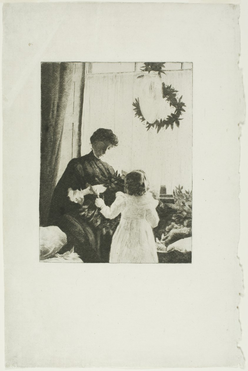 Verdes de Navidad de Julian Alden Weir