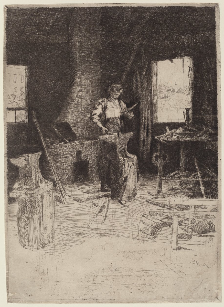 La herrería de Julian Alden Weir