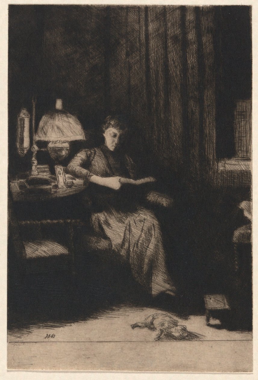 La lámpara de la tarde de Julian Alden Weir