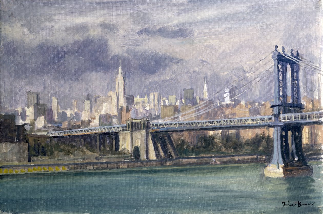 Puente de Manhattan, Nueva York, 1996 de Julian Barrow