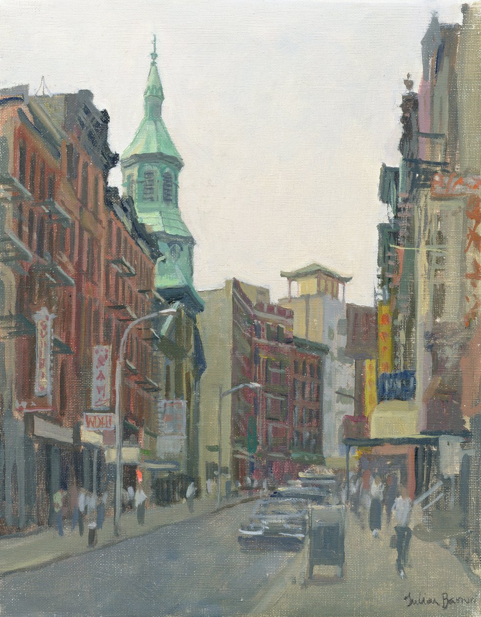 Calle Mott, Nueva York, 1997 de Julian Barrow