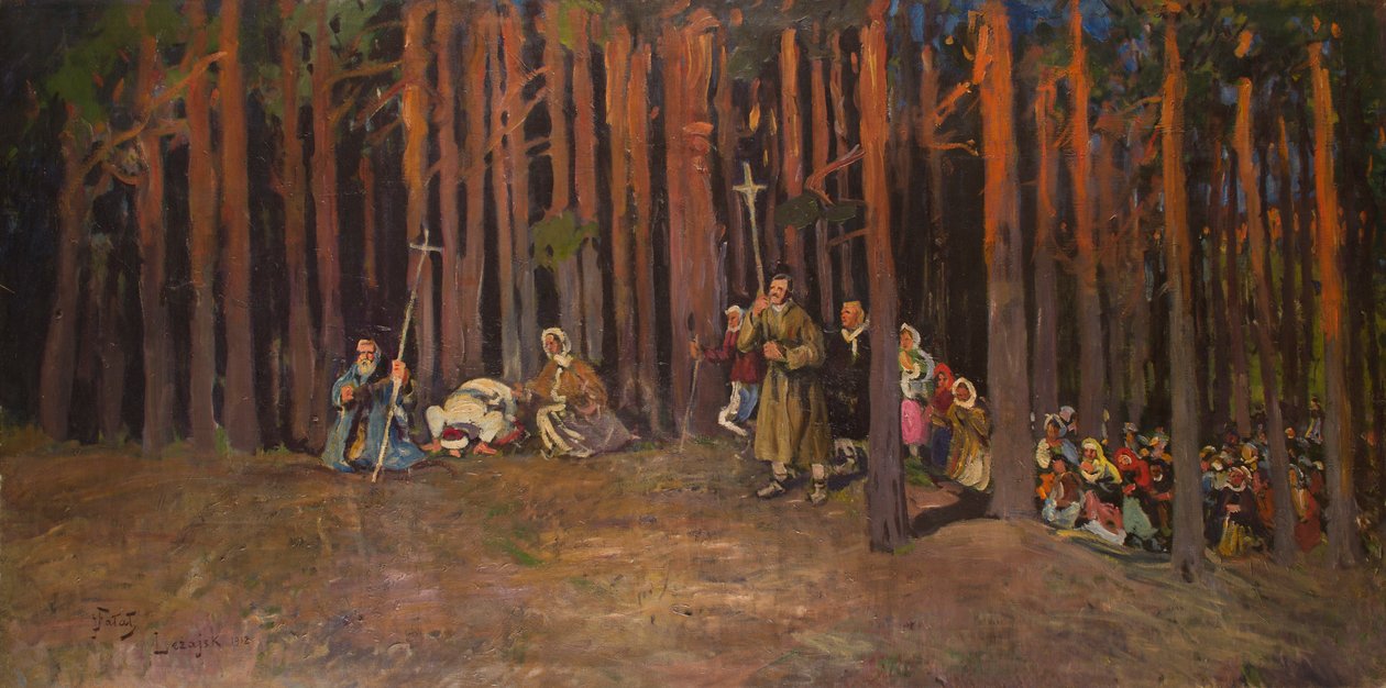 Grupo de peregrinos de Julian Falat