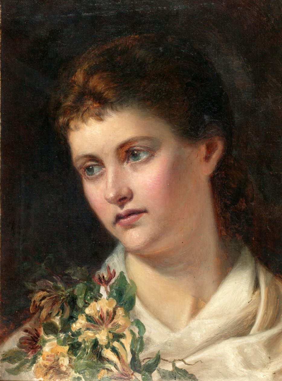 Pensamientos del futuro (óleo sobre lienzo) de Juliana Charlotte Shepherd