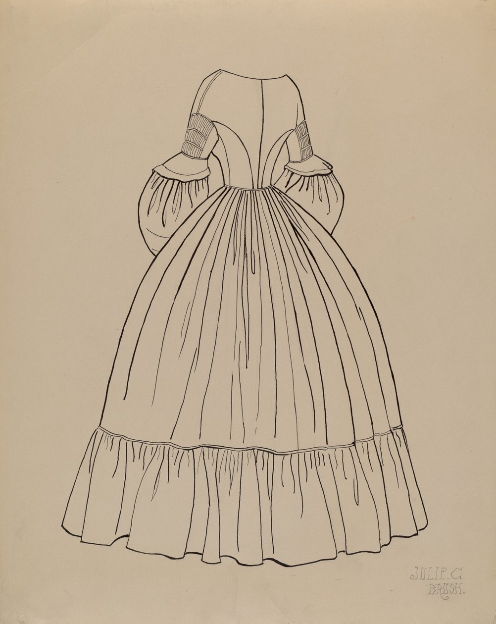 Vestido de Julie C. Brush