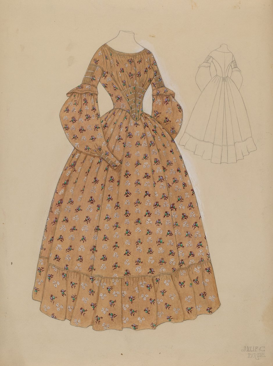Vestido, c. 1937 de Julie C Brush