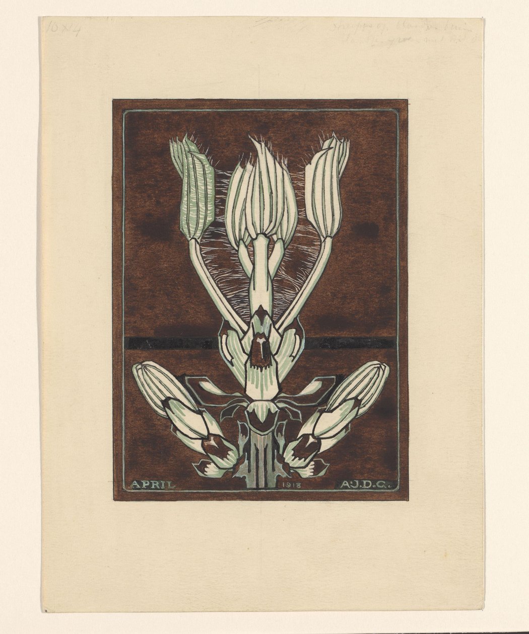 Capullos de una flor
Abril (título en el objeto) de Julie de Graag (signed by artist)