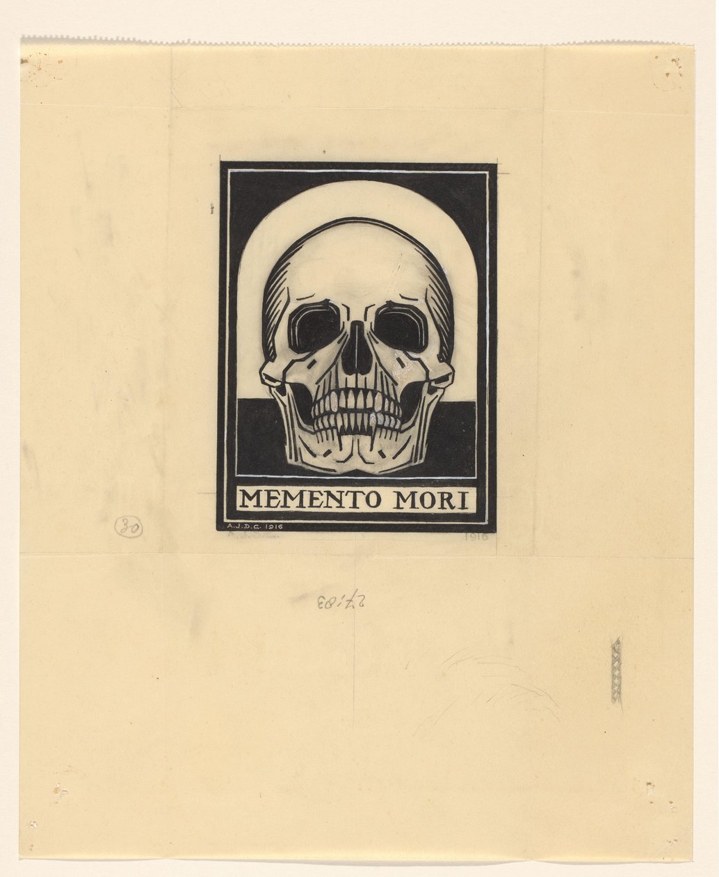 Cráneo humano
Memento mori (título en el objeto) de Julie de Graag (signed by artist)