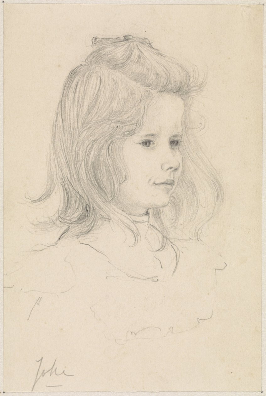 Retrato de una chica de la broma de Julie de Graag